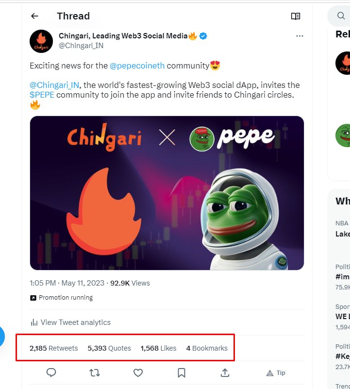 gari_intern's tweet photo. #PEPEARMY is on 🚀 https://t.co/aV26pDNETp