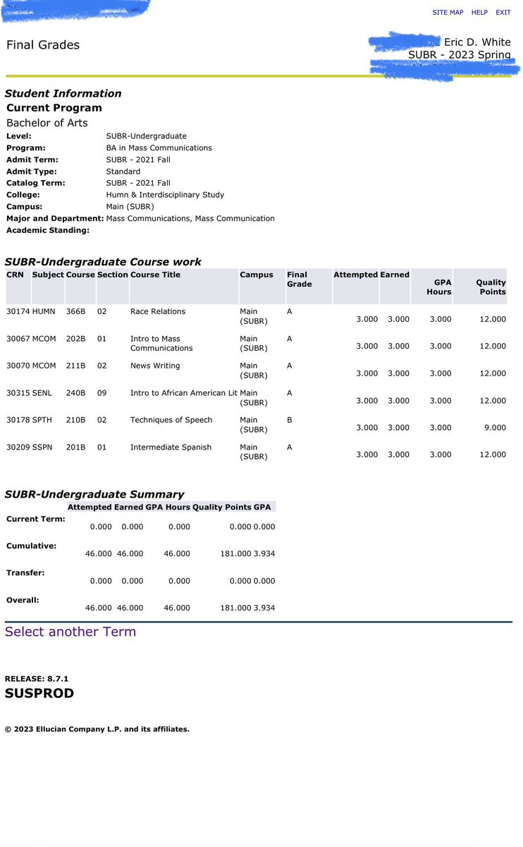 bigelegend's tweet photo. I did what I needed to do! 

Back 2 Back Years of being on the Dean List, Opportunities from TMCF, Under Armour, and ESPN Feature. Became a Sports Editor for entire Sophomore Year. Brought the first on campus sports podcast in Southern University history. God is good!!! https://t.co/Pf7vZM8Xzh