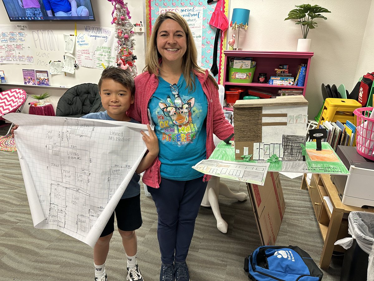 Sometimes it’s like magic when projects come together just in time. #nisdgt #3rdgradearchitects <a href="/LakeviewBobcats/">Lakeview Elementary - Official Page</a>
