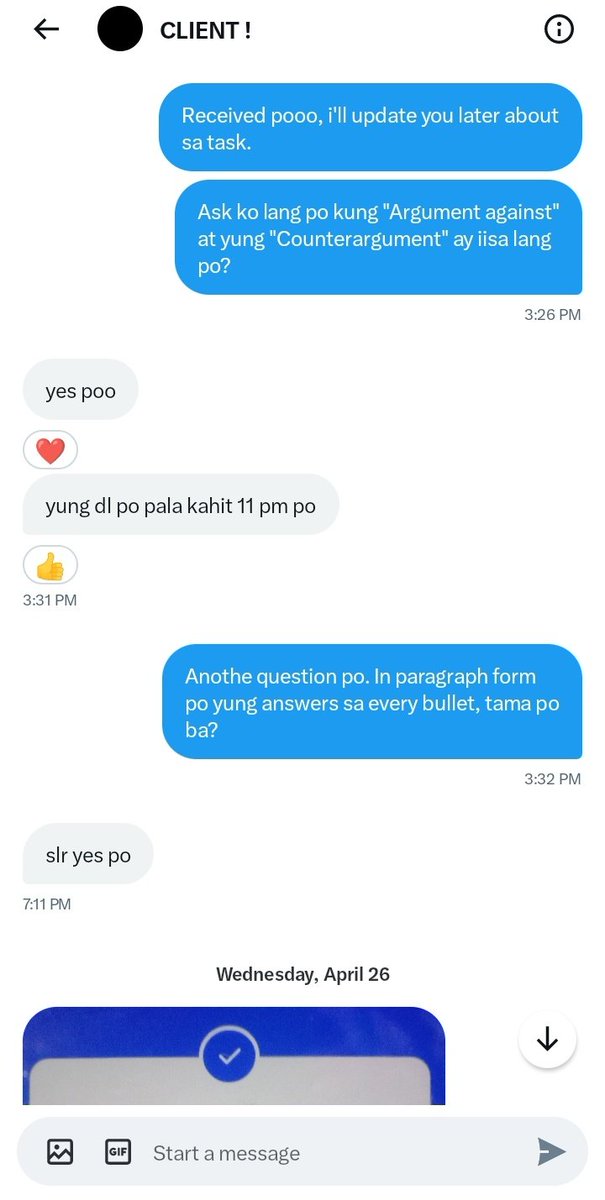 commsbymarin's tweet photo. Client: New

➣ Task: Position Paper
     ⤿ Price: 400

✄ ─────────────

⎙: #MarinTransparency 
⎙: @commsnimarin ; #commstwt
➲ Date of Transaction: [ 04/25/23 ]
⇢ ˗ˏˋ LF CLIENT https://t.co/qfOC0gbH2F