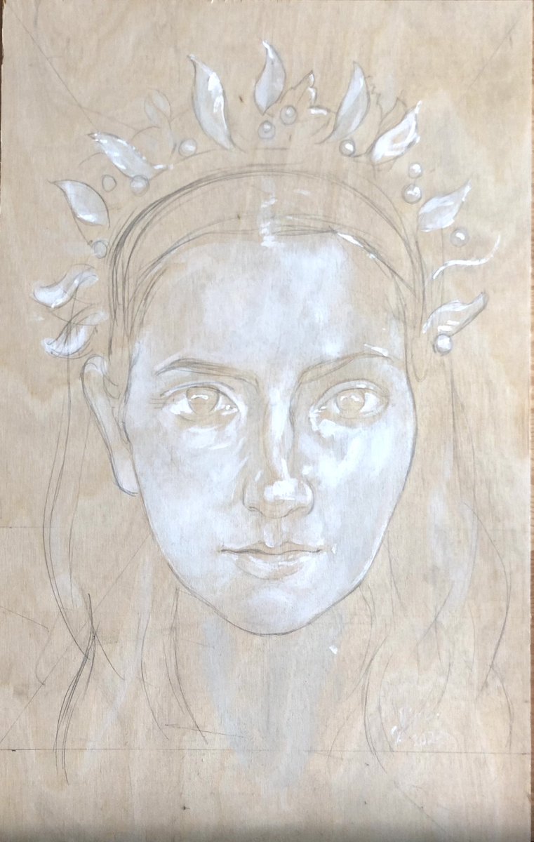 Morning. Gesso and graphite pencil on board. buymeacoffee.com/simonvine #workinprogress #ontheeasel #drawing #artmontreal #quebec #montreal #painting #art #artist #contemporarypainting #contemporaryart #montréal