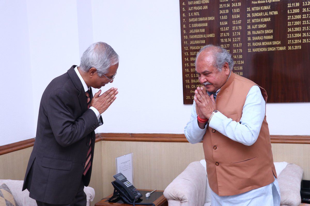 Narendra Singh Tomar tweet media