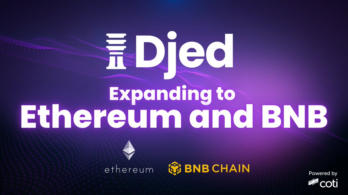 COTInetwork's tweet photo. Recent events have proven there’s an incredible demand for a safe stablecoin that can weather the economic volatility. Since, we’ve been receiving requests to integrate $DJED into other blockchains.

Read how we'll expand DJED on other chains: 
https://t.co/Hrpb7XrRaK

$COTI https://t.co/N0jeKssHee
