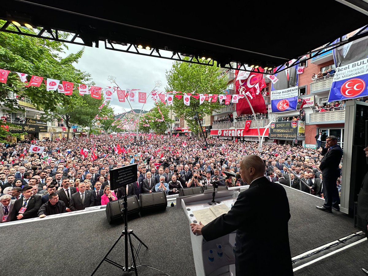 Genel Başkanımız Sayın Devlet Bahçeli, ‘‘14 Mayıs’ta Aziz Milletim Sıra Sende’’ Tokat Mitingi'nde Vatandaşlarımıza Hitap Ediyor.