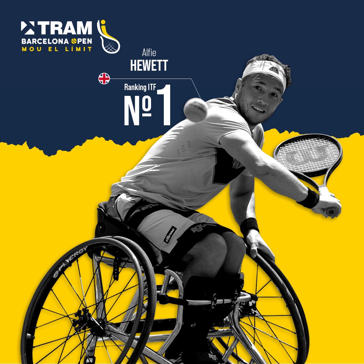 TRAMBcnOpen's tweet photo. !Ya podemos decirlo! 🙊 Para esta edición contaremos con...
#1 Alfie Hewett (GBR)
#3 Gustavo Fernández (ARG)
#5 Ruben Spaargaren (NED)
#7 Martin de la Puente (ESP)
#mouellimit #CruyffLegacy #ITF1 #trambcnopen https://t.co/yP1Bucel4a