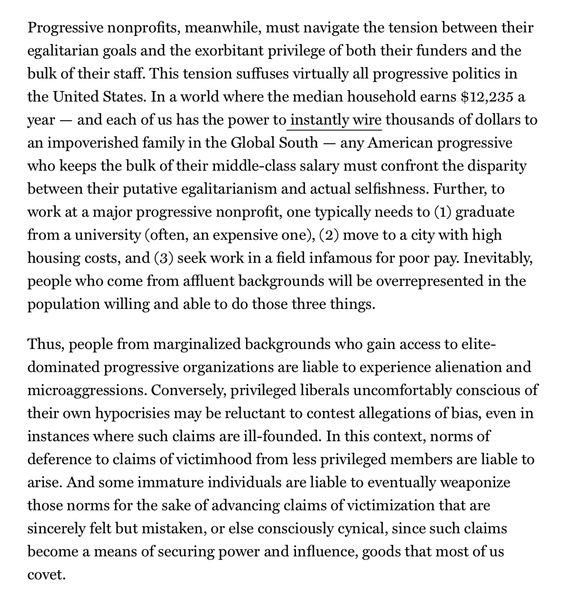 One theory for why toxic variants of identity politics (/standpoint epistemology) have proliferated in progressive circles in recent years nymag.com/intelligencer/…