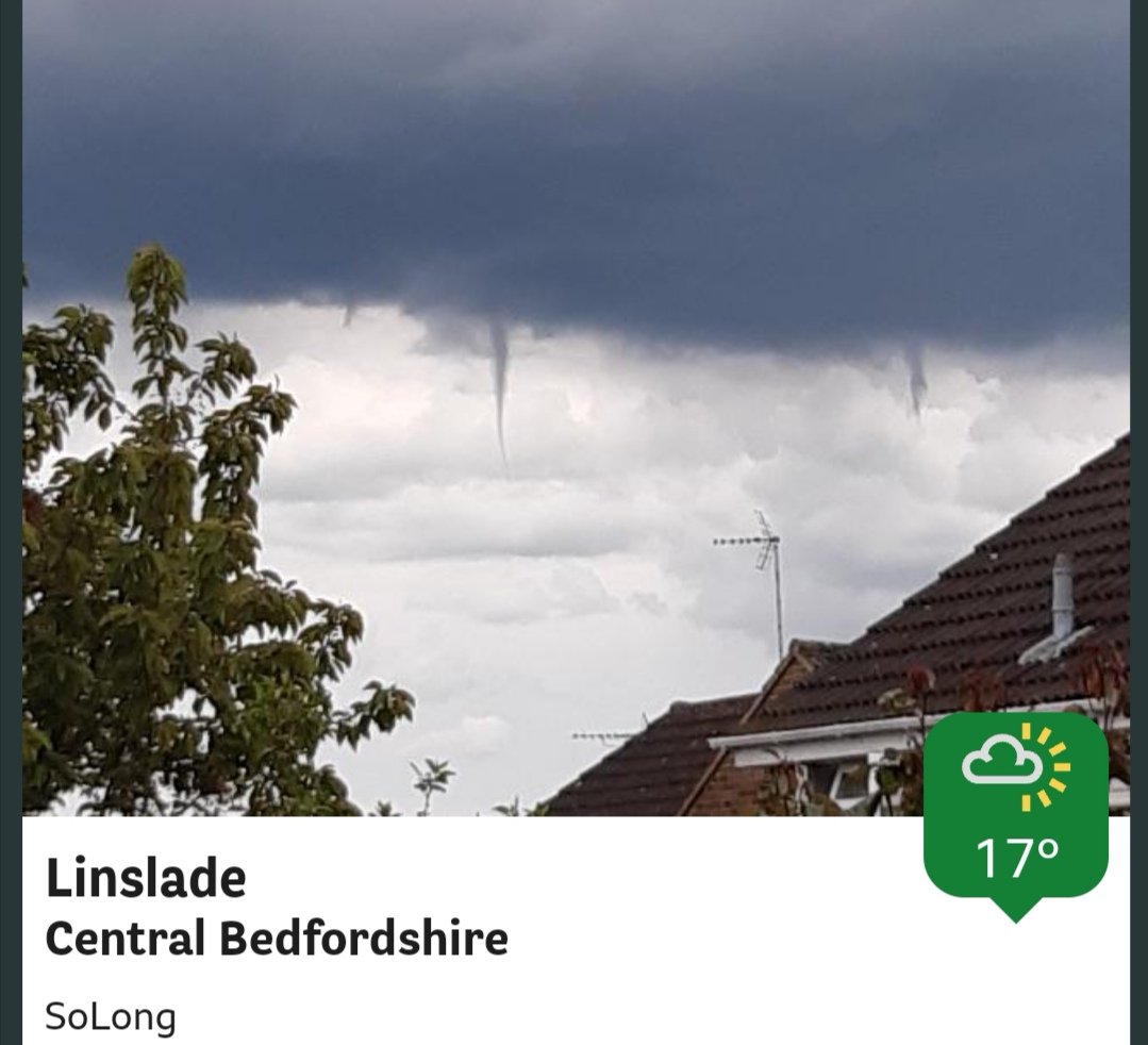 Official Weather UK ☀️ on Twitter "Some fantastic funnel clouds