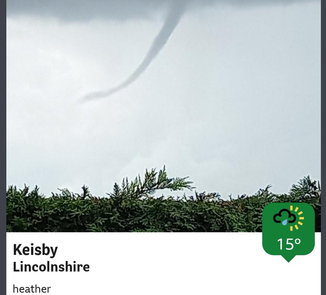 Official Weather UK ☀️ on Twitter "Some fantastic funnel clouds