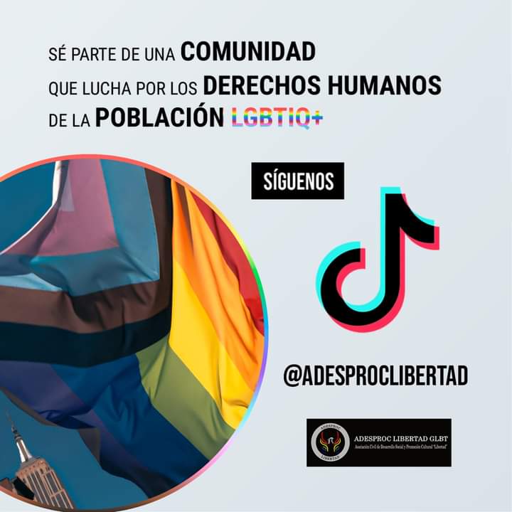 ADESPROC's tweet photo. Síguenos en nuestra cuenta de TikTok , accede a contenido exclusivo y forma parte de esta comunidad.
Encuéntranos como adesproclibertad y no te pierdas ninguno de nuestros videos 

https://t.co/Jxx6XB94kH

#OrgulloLGBTI
#ADESPROCLGBT
#TikTok
#Viral
#ContenidoNuevo https://t.co/vg8Mt3hJJA