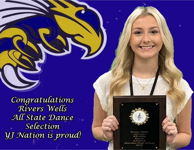 The YJNATION congratulates Rivers Wells for being chosen 2023 All-State Dance.