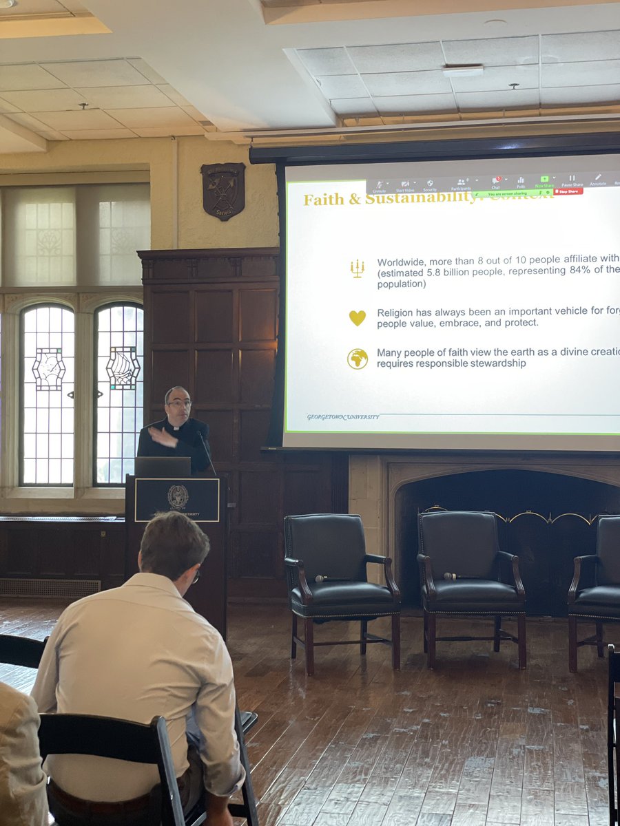 Why should we talk about #climatechange with faith-based organizations? Starting our morning off right with incredible #faith leaders and thought leaders