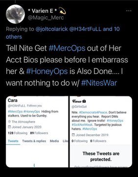 Masi_is_back's tweet photo. @PIaying_Possum @MonitorFuckery @joltcolarick @VVersace911 @DisturbedBarbie @nnnneinn @JerseyRat_ @WickedRebelUSA @DrGoodnightt @Yi96745 @StuntsSampp @8675309G_ @illegit_yours @_00psyDaizy @TheTrance_ @MadmanChronicl1 @Ulysees598 @Ninja472947 @KatherineScares @ProTechTIT @AintFlynn @TriggersIsHip @queen_kuntzz @MS_JuliaLee @QUEEN_ClNNAMON @BigMadBlackBird @BStreetMerlin @_Crazy_Cannibal @DlrtyPete @JamieLeBell69 @SURGE7523276004 @DetDavidStarsky @Serj_1st @EdgeOfNonsense @grovel_humans @ImACrazyWolf @Buster2Hamlin @Maggie2u @TriadTrad @MagnumP_l_ @StuntsSamp_ @Chenoa_L @RiversMystic12_ @DetTankBCPD @iam_pann @CalmerNotKarma Hey Merc, you remember when Nite was feeling vulnerable and you attacked her? Said to get #MercOps out of her bio before you embarassed her? Remember that? And you said you wanted nothing to do with her.
That was pretty mean https://t.co/kfO6Ow0ebW