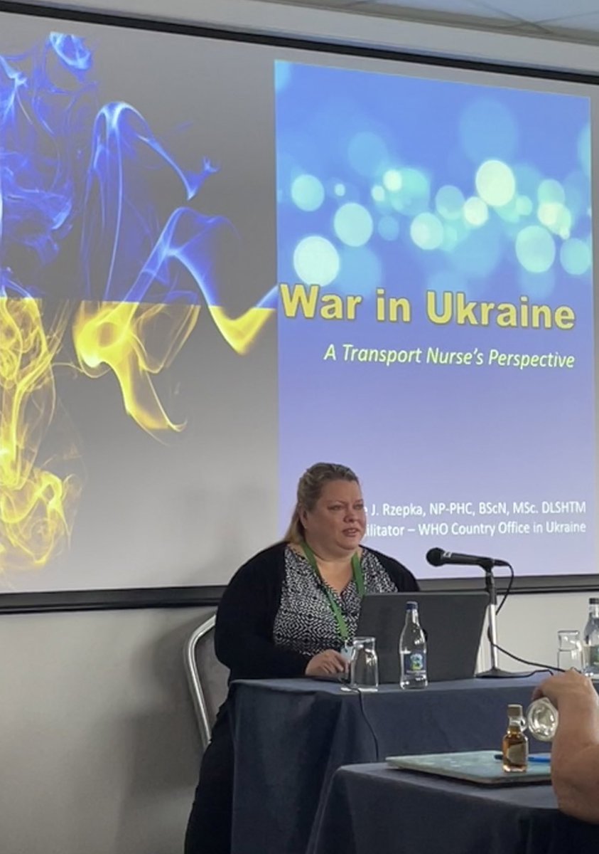 Great perspective from Val Rzepka on unified support from EMS and Nursing across country boundaries including bus critical care transport! 🚨🌍 <a href="/WADEM_PDM/">WADEM</a> <a href="/CMATeams/">CMAT</a> #WADEM2023