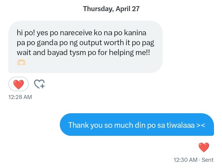 commsbymarin's tweet photo. Feedback ng previous client ko. 🥺
@commsbymarin / #MarinTransparency
@commsnimarin
LF client! https://t.co/4edR2AwVKd