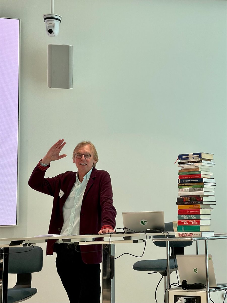 HSGStGallen's tweet photo. The farewell conference for Dieter Thomä has begun: "What comes after? The Making and Unmaking of the "Post-Age". Or as the brilliant Christoph Menke asked: "What comes after Dieter?" Conference runs until Saturday noon at the SQUARE in St.Gallen. Top Speakers. Free admission. https://t.co/TvzeN78U4C