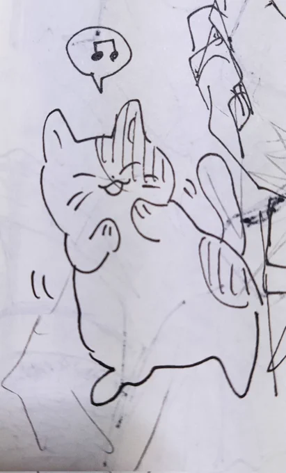 猫と落書き🐱
