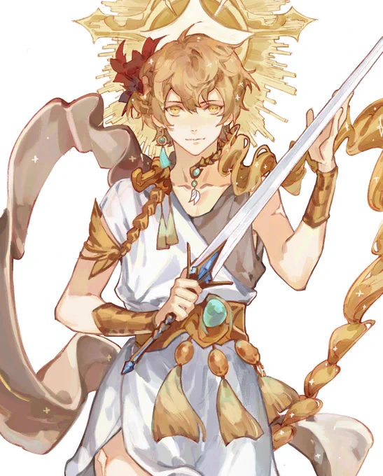 The child of Sun    Gift for Vietnamese All Aether Offline Event   Thank you for inviting me as a Guest Artist   #aether #原神