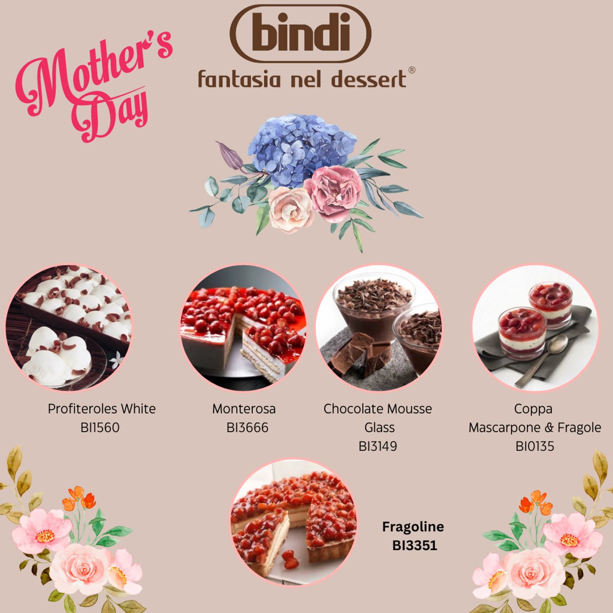 Need some inspiration for Mother's Day? Check out some of these star items from Bindi Desserts! Individual portions, pre-cut cakes and more, your new favorite is waiting to be served. #bostonfoodies #metrowestfoodies #southshorefoodies #bindidesserts #dessert #mothersday