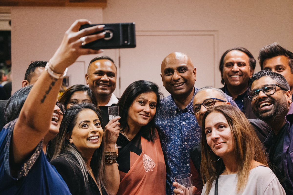 RifcoTheatre's tweet photo. Doing what we do best - celebrating British South Asian talent, creativity and culture. Thanks to everyone who came out to support us at the Happy Birthday Sunita press night last night 🎂🥂💫🙌🏾
📸 @GretaZabulyte https://t.co/bhuR5BksL5