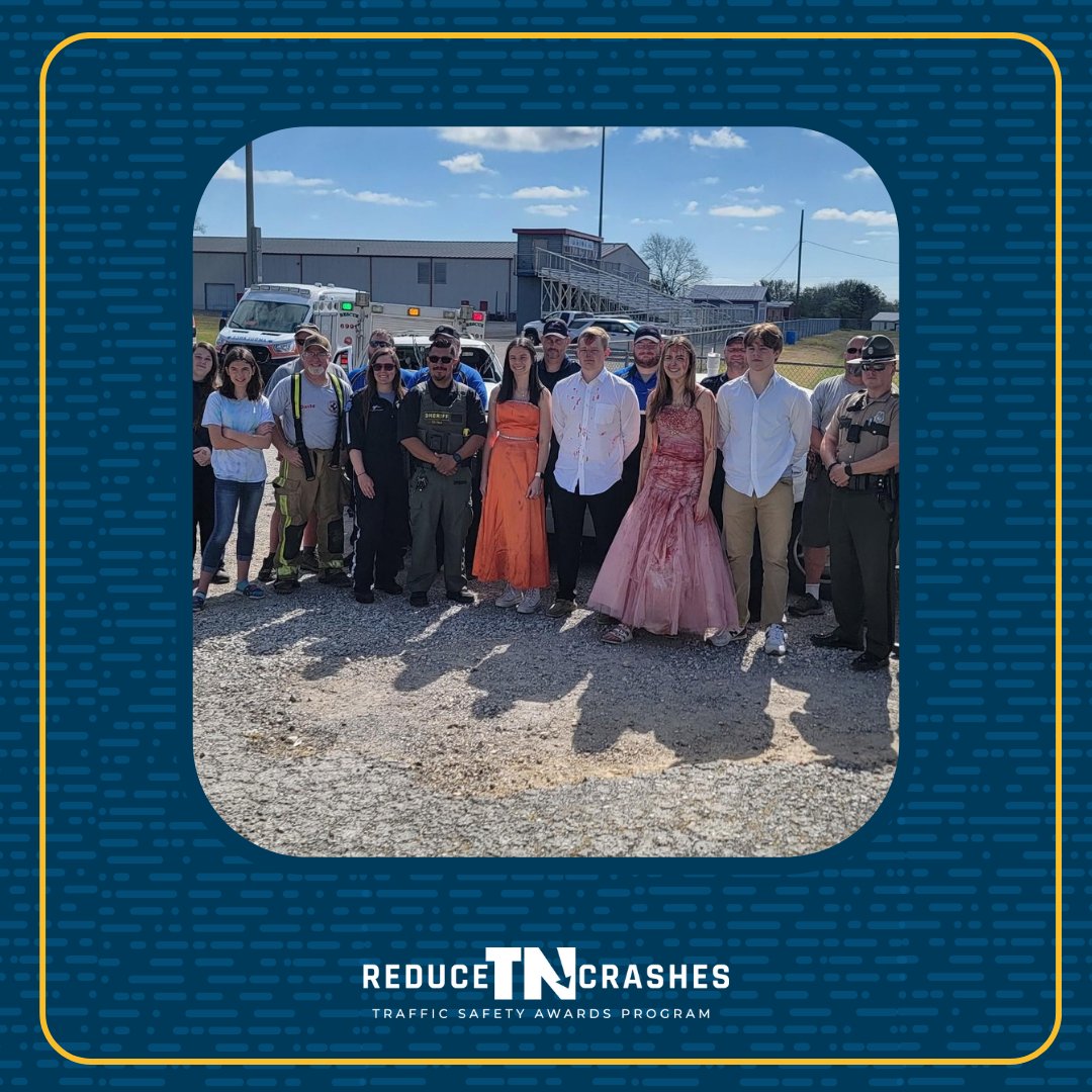 ReduceTNCrashes's tweet photo. These schools have been busy this year hosting @OllieOtter presentations, planning mock crash, and sharing  seat belt selfies. Thank you for all of your hard work! May 15th is the last day to submit points. https://t.co/zcXYRLtqmK