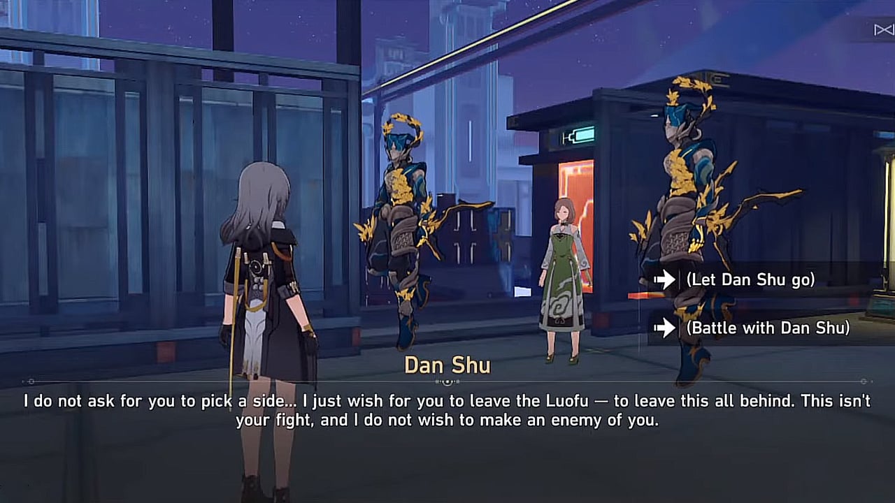 The Nerd Stash on X: “Should You Battle or Let Dan Shu Go In 