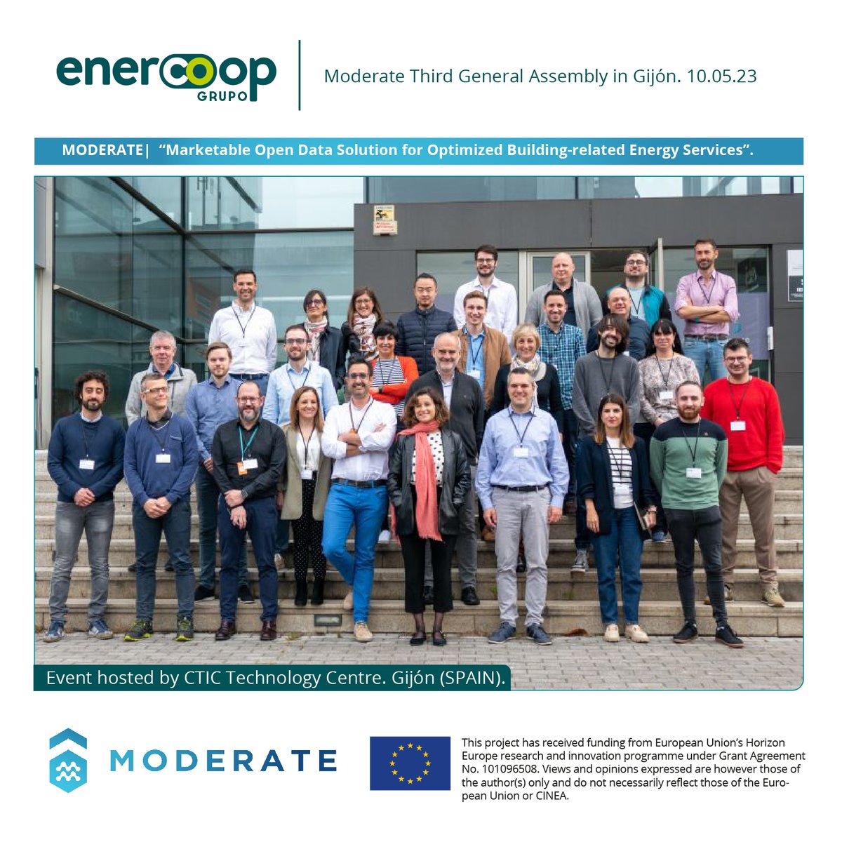 Time to discuss about #dataplatforms #dataanalysis #dataprivacy #energycommuties #energytransition #energyplatform, developments and the #MODERATE roadmap. <a href="/GrupoEnercoop/">Grupo Enercoop</a> has participated in the 3rd General Assembly of <a href="/MODERATE_HE/">MODERATE</a> project.
👁‍🗨(Web site): moderate-project.eu