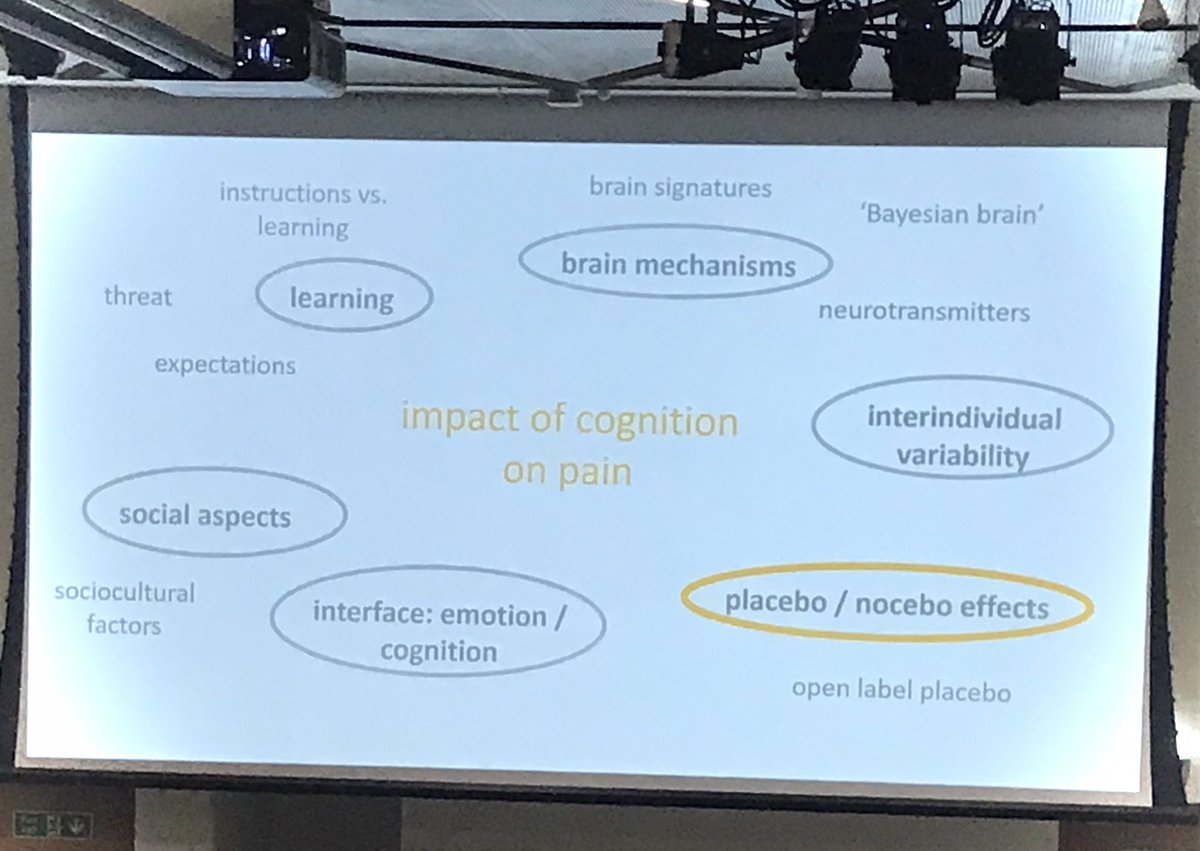 roisin_ormond's tweet image. Really interesting summary of the ongoing research on the impact of cognition on pain including placebo, social aspects and more. #BPSASM2023