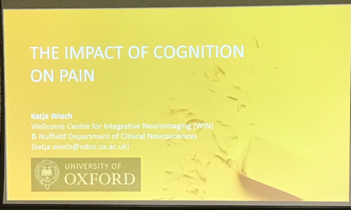 roisin_ormond's tweet image. Really interesting summary of the ongoing research on the impact of cognition on pain including placebo, social aspects and more. #BPSASM2023