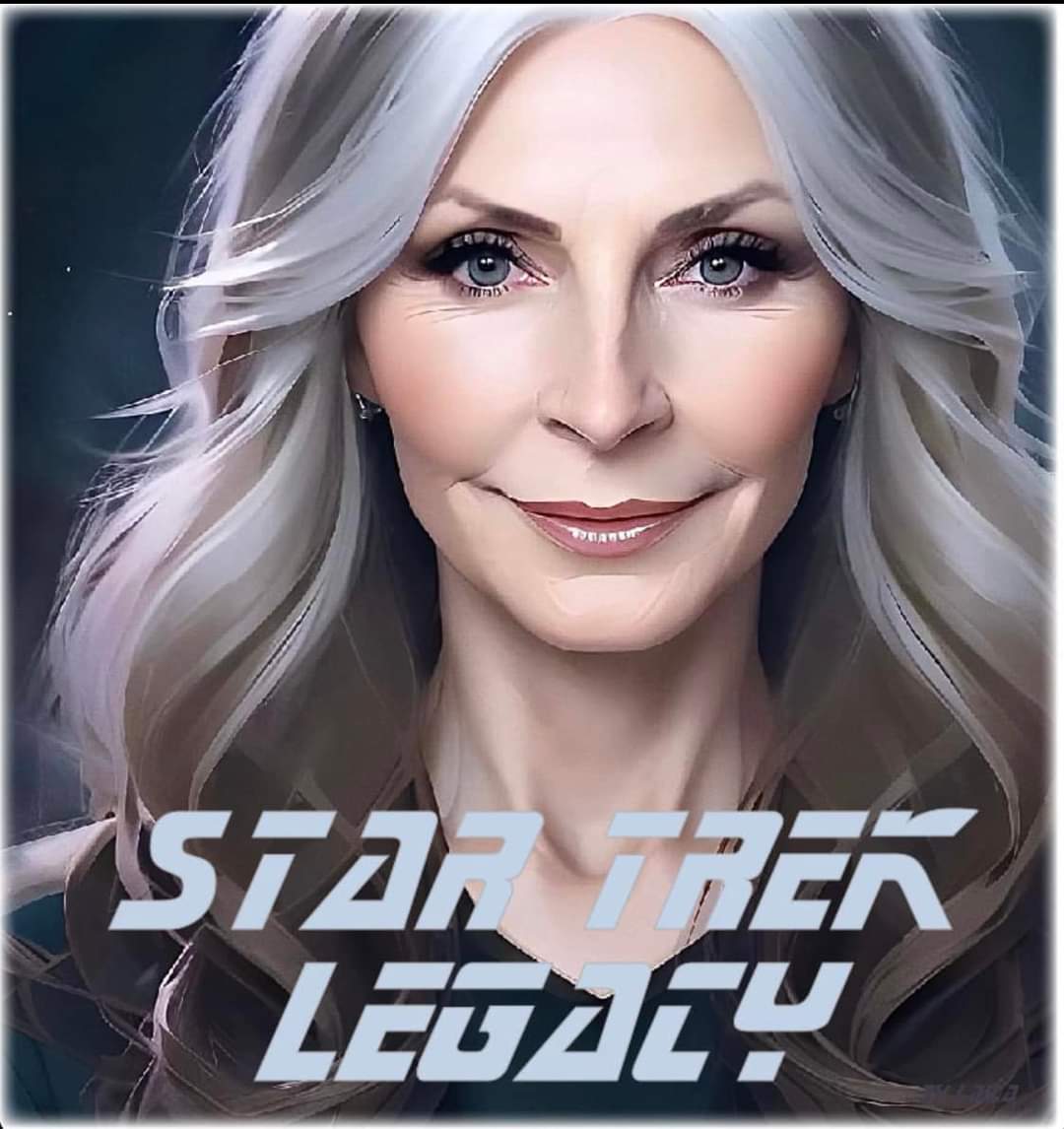 Stunning fan art of #GatesMcFadden.  Does anyone know the creator? This was on a generic trek fb page with no artist credit. :(