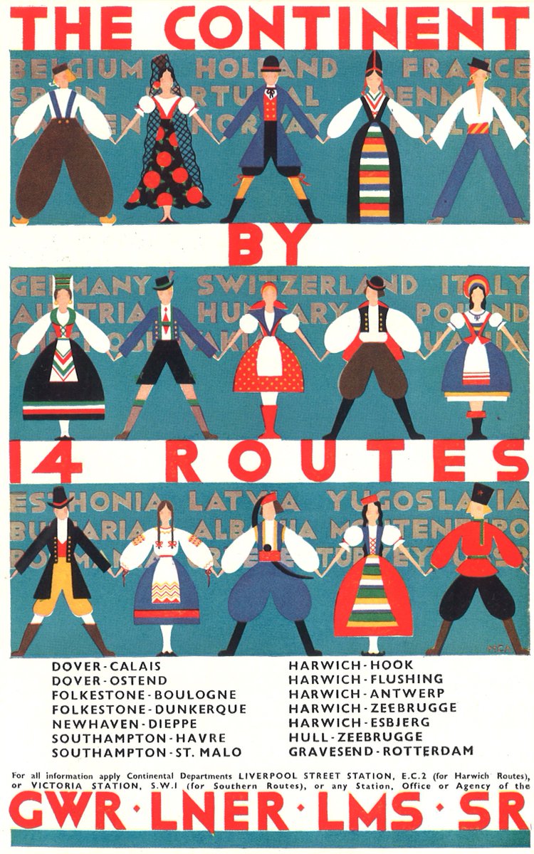 stbridefdn's tweet photo. The book Colour in Advertising (1934) is packed full of beautiful technicolour 1930s advertising imagery!
#Advertising #DesignHistory #GraphicDesign #PosterDesign #Typography #Colour #1930s #ColourPrinting #1930sDesign #DesignInspiration https://t.co/MracB16gH6