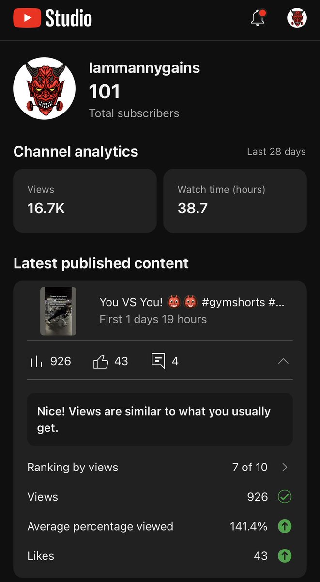 WealthyTalkk's tweet photo. @ChemsYouTube Been uploading shorts for gym motivation 💪 I don’t get much feedback but the handful of people who tell me I motivated them keeps the 🔥🔥 alive https://t.co/CHS9QY0YJU
