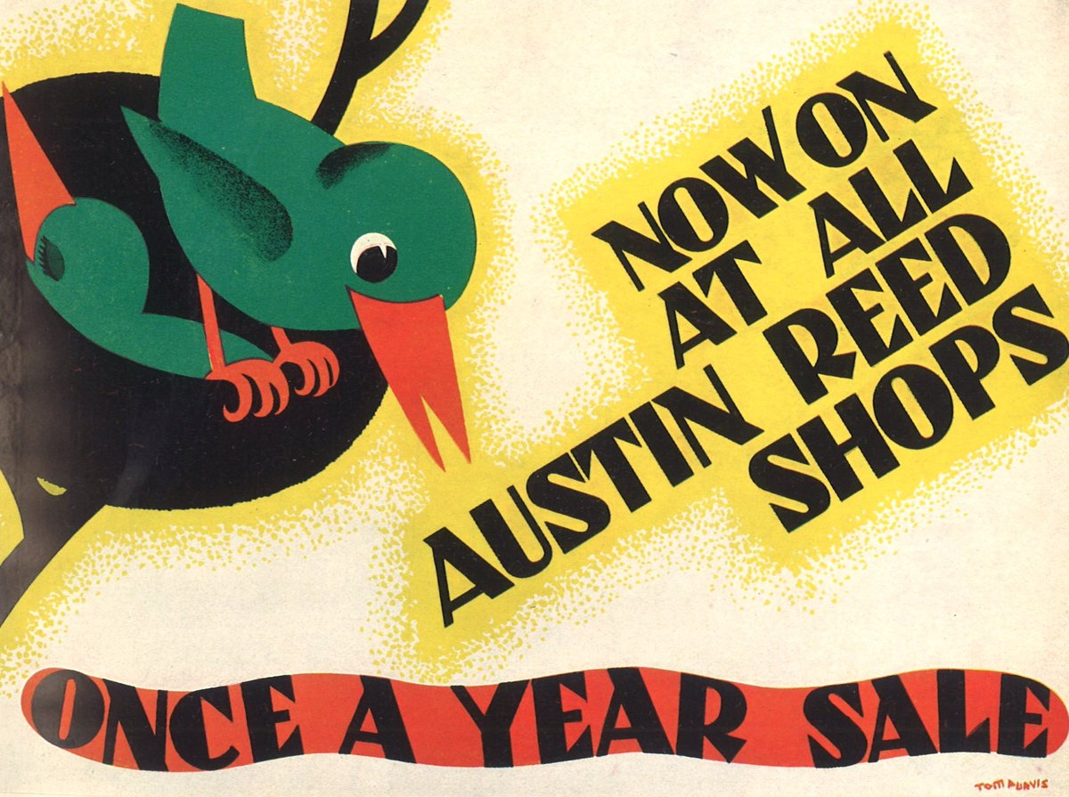 stbridefdn's tweet photo. The book Colour in Advertising (1934) is packed full of beautiful technicolour 1930s advertising imagery!
#Advertising #DesignHistory #GraphicDesign #PosterDesign #Typography #Colour #1930s #ColourPrinting #1930sDesign #DesignInspiration https://t.co/MracB16gH6