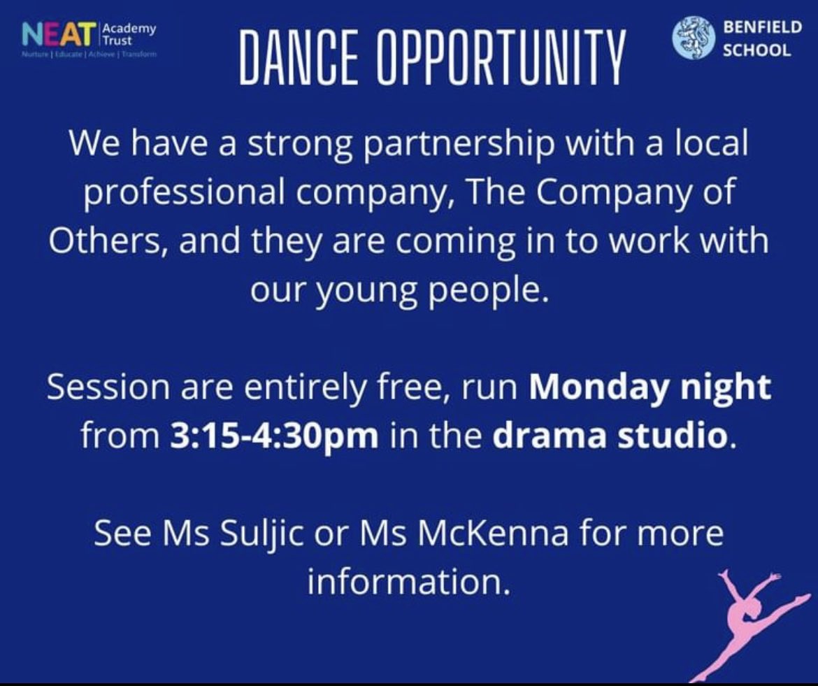 Every neighbourhood should have a local dance company!

So proud of our partnership with @NEATschools 6 years strong! 
#LetsCreate 
@ace_thenorth