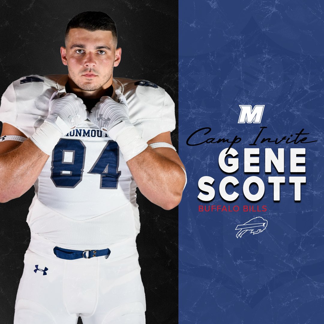 MEAN GENE 😤 Congratulations to Gene Scott on his mini camp invite with the Buffalo Bills! #HawksInThePros x @Scott5634G