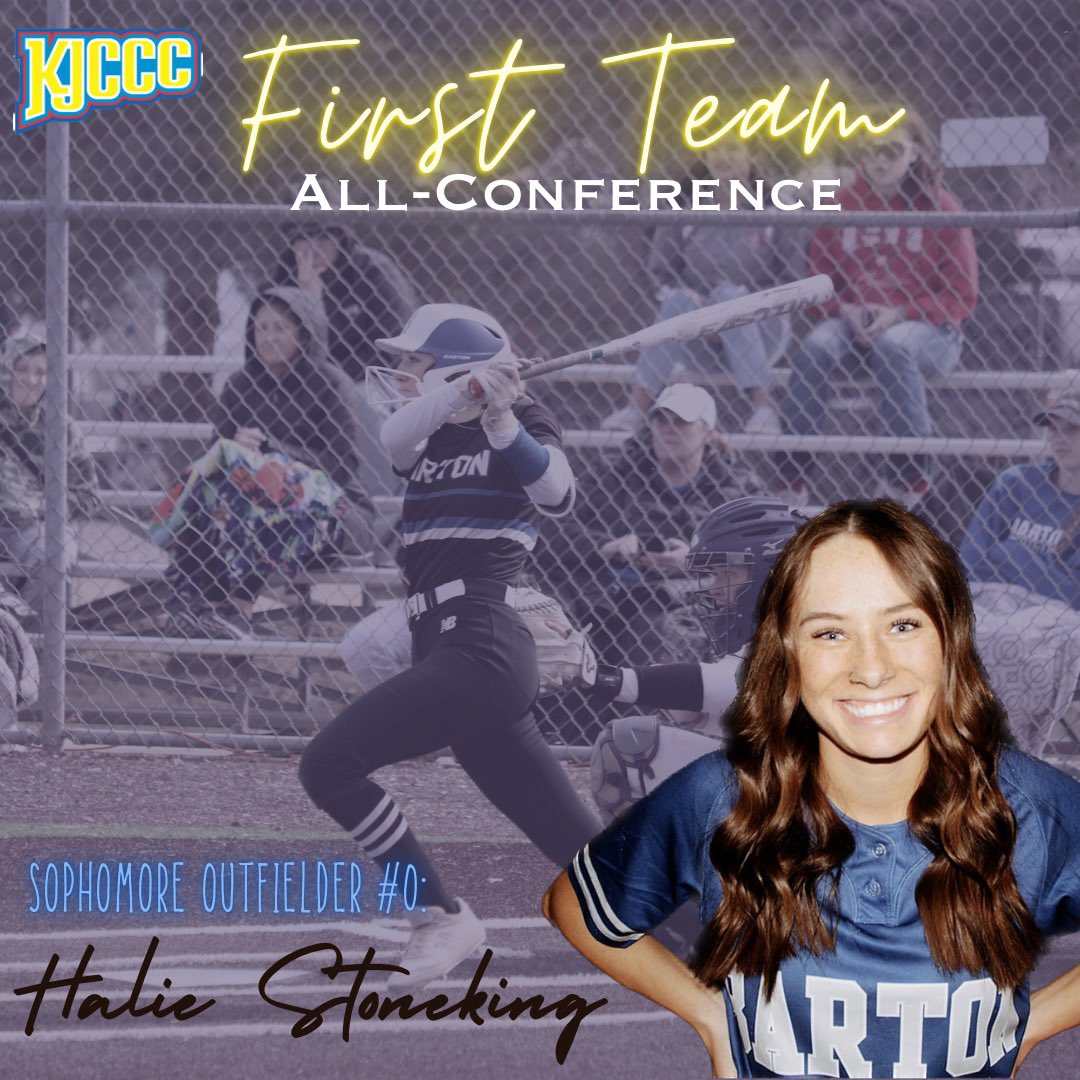 BCCSoftball's tweet photo. 🥇First Team All-Conference🥇Our Sophomore Outfielder,  #0 Halie Stoneking! @halienichole22 https://t.co/gWTFTPMaMY