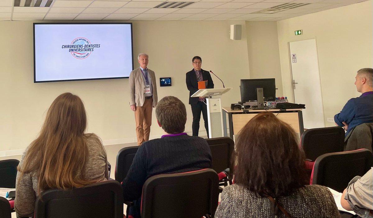 Ouverture de nos journées annuelles <a href="/OdontoLor/">Faculté d'odontologie de Lorraine</a> par le doyen <a href="/kazuyasukawa/">kazutoyo yasukawa</a> . Merci d'accueillir les collègues des facultés françaises pour 2 jours de rencontres, d'échanges.