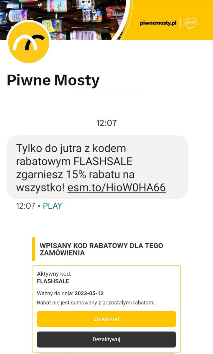 taka_piana's tweet photo. ... tymczasem w @PiwneMosty... #HulajDuszaPiekłaNieMa?! 😈 15% rabatu na wszystko czego dusza zapragnie i dotyczy też #produkt-ów przecenionych (w koszyku naliczany jest wyższy #rabat)⚡

#PianaNews🍷

#beershopping #piwnezakupy #PiwneMosty #zakupy #shopping #craftbeer #piwo https://t.co/RQgIY8tR23