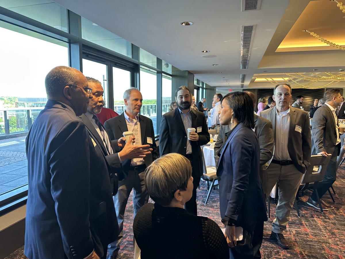 Atwell_LLC's tweet image. A group from our Mitchellville office attended the Maryland Building Industry Association - Prince George's County Legislative Breakfast. The team had the opportunity to hear from Prince George's County Executive, Angela Alsobrooks.