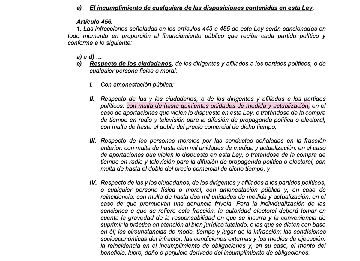 LauraBruges's tweet photo. 🗳️En gustada sección de iniciativas belicosas! 🫢

Se busca multar a moderador@s de los debates.

En la exposición de motivos hasta hacen mención de la moderadora del 1er debate del Edomex (@AnaPOrdorica )

Modifica: Art 218 Ley Gral Instituciones y Procedimientos Electorales https://t.co/m22zKFkn6i