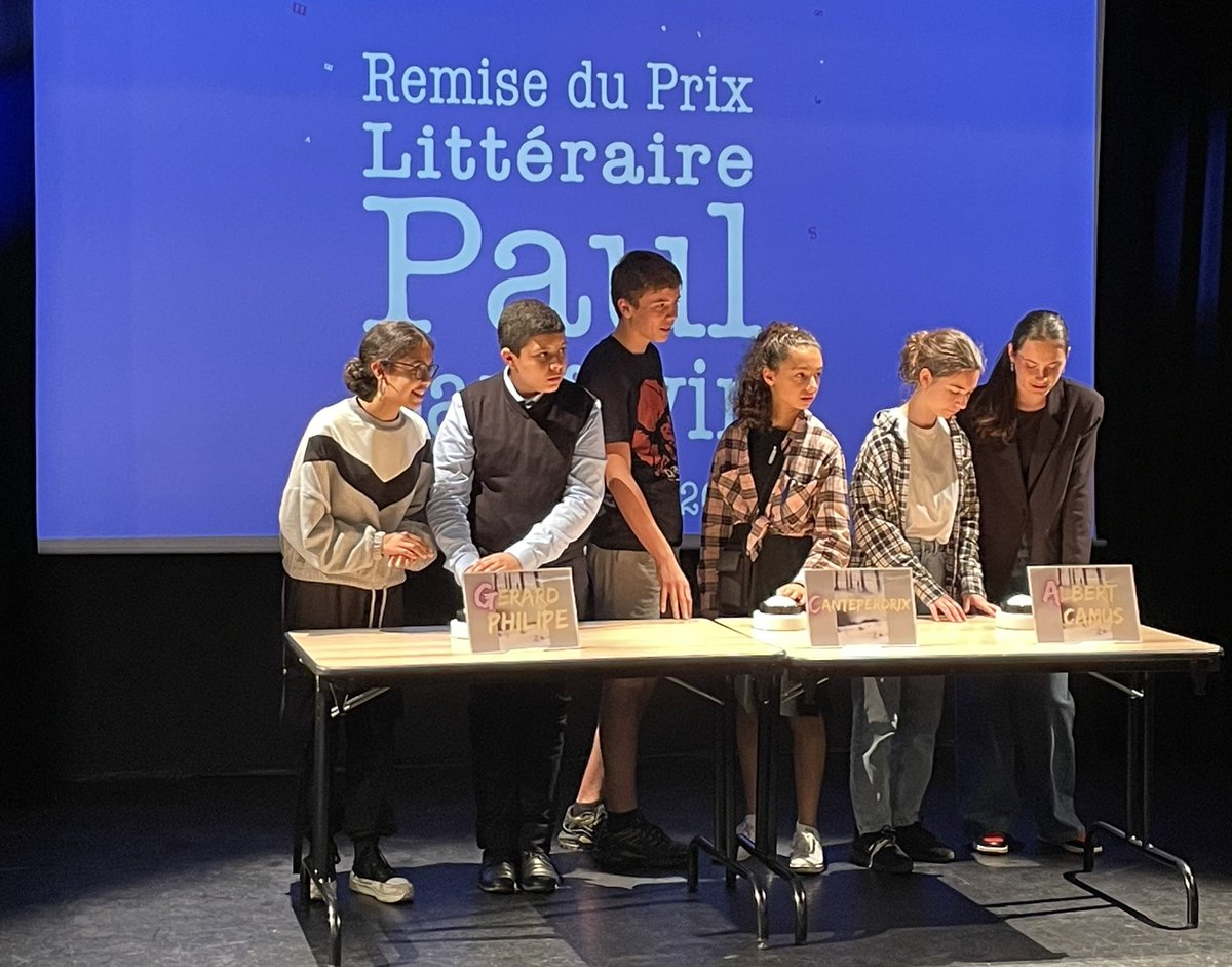 Cérémonie de remise du Prix Paul Langevin à Nice avec tous les élèves membres du jury. Au programme : rencontre avec l’autrice lauréate Catherine Locandro, projections, lectures, quiz sur les romans… un super après-midi littéraire ! Merci à la médiathèque de Nice <a href="/AlpesMaritimes/">alpesmaritimes</a>