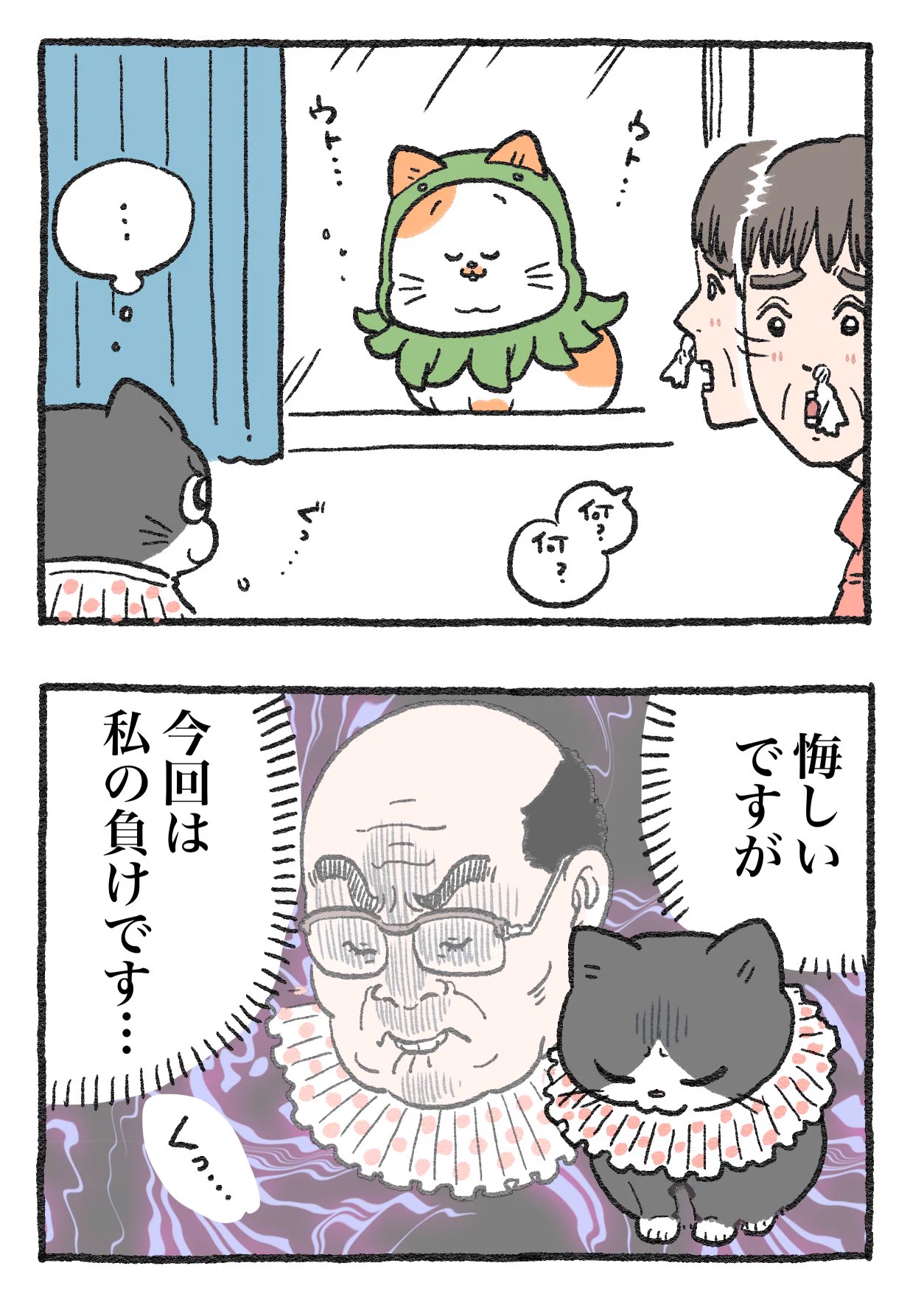 「ねこ転」その96が公開！負けを認めるプンちゃんが可愛い