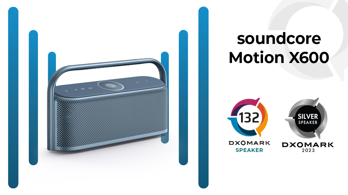 DXOMARK's tweet photo. Overall, the @soundcoreaudio #MotionX600 earns an impressive score of 132 in our Wireless Speaker test, becoming the new top score in the Essential price segment (<$200), & even outshines many speakers in the Advanced segment.
The #DXOMARK product review: https://t.co/K8Cxl4bSka https://t.co/8NFjfjdJhp