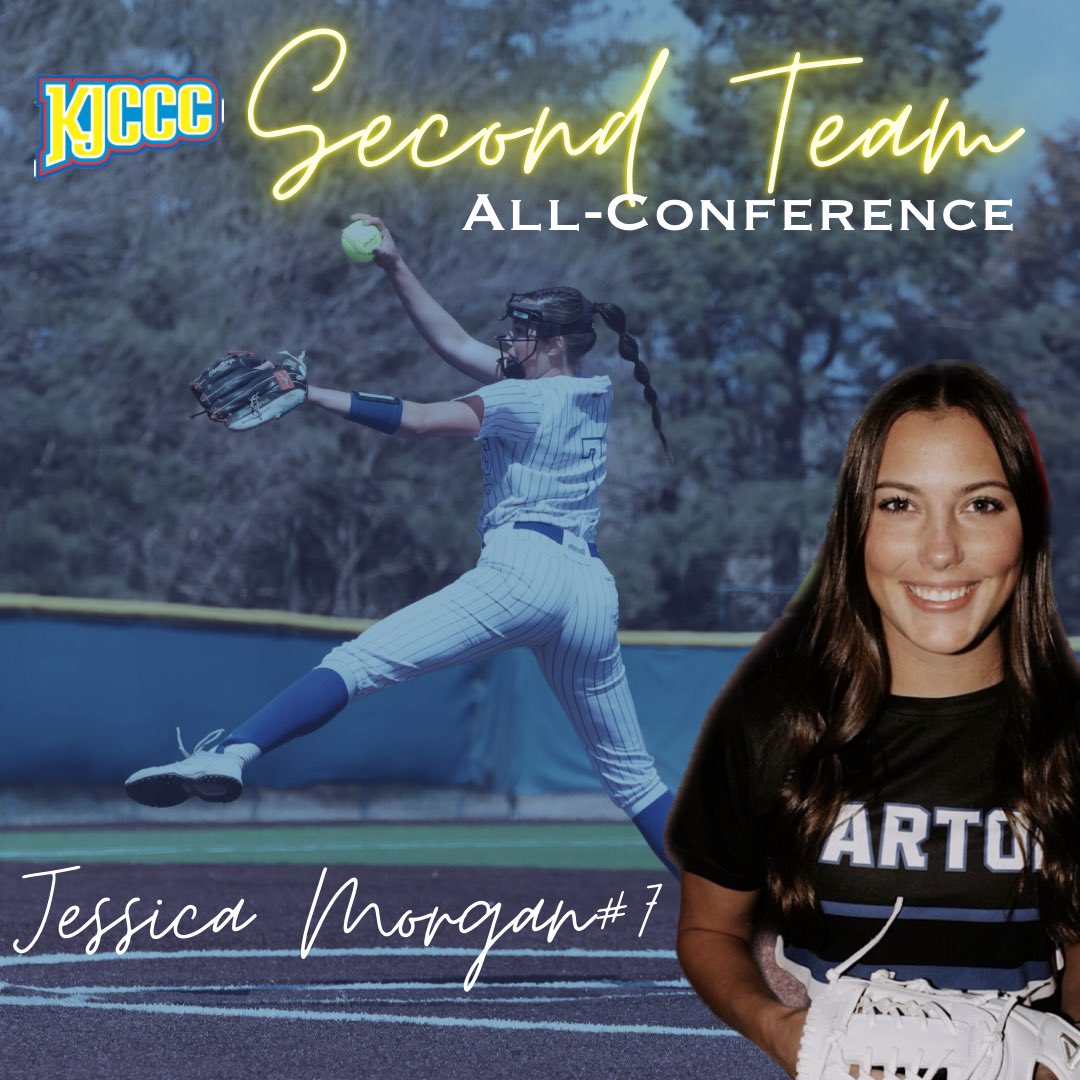 🥈All-Conference: Second Team🥈Sophomore  RHP #7: our Jessica Morgan 🔥 <a href="/Jessica43975657/">Jessica Morgan</a>