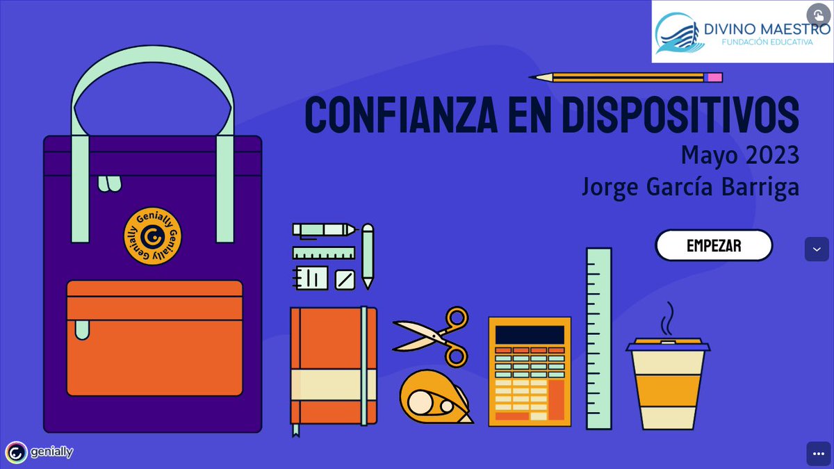 Formación a través del <a href="/cfiesalamanca/">CFIE SALAMANCA</a> con <a href="/jgbarri/">Jorge García</a> 
“Confianza en dispositivos” sobre la SEGURIDAD en el uso de los dispositivos.