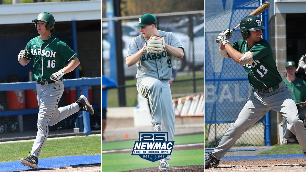 BabsonAthletics's tweet photo. Three from @BabsonBaseball Receive All-NEWMAC Honors: https://t.co/yCw8tCreCI #GoBabo https://t.co/7q7GjFOaBY
