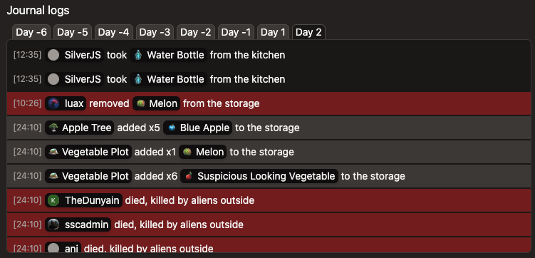 ExploraVerse's tweet photo. Some journal logs are now highlighted!

Find out who is trying to sabotage the spaceship 💢

Join the #survival #game now, link in the bio. https://t.co/MYlowlorIC