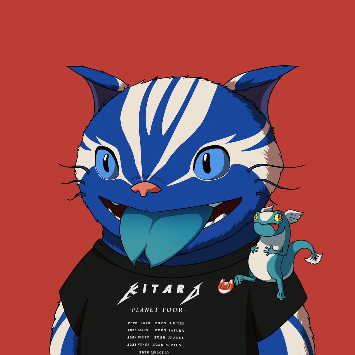 Its all about companions Week continues with Lazy Lizard 😍😍😍 @KitaroNFT @Kitarocommunity