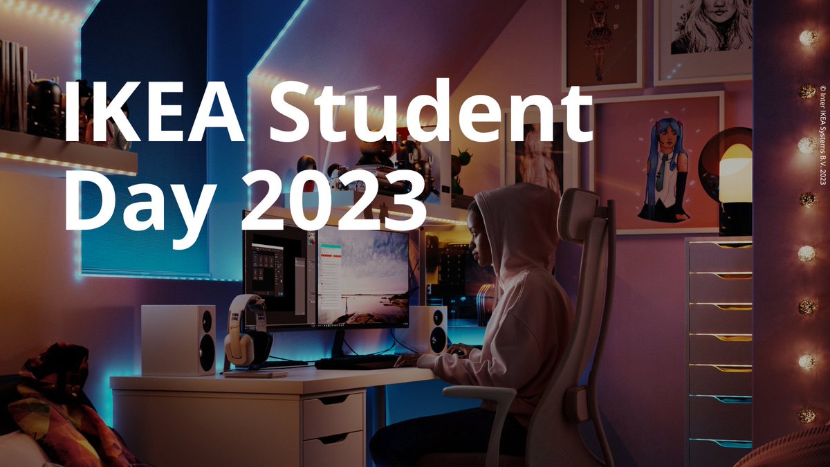 Hej alla studenter! 👋🏼 Vill du veta mer om IKEA och vilka karriärmöjligheter som finns? Anmäl dig till vår digitala IKEA Student Day den 25 maj: live.twebcast.com/participant/ik… Hoppas vi ses!