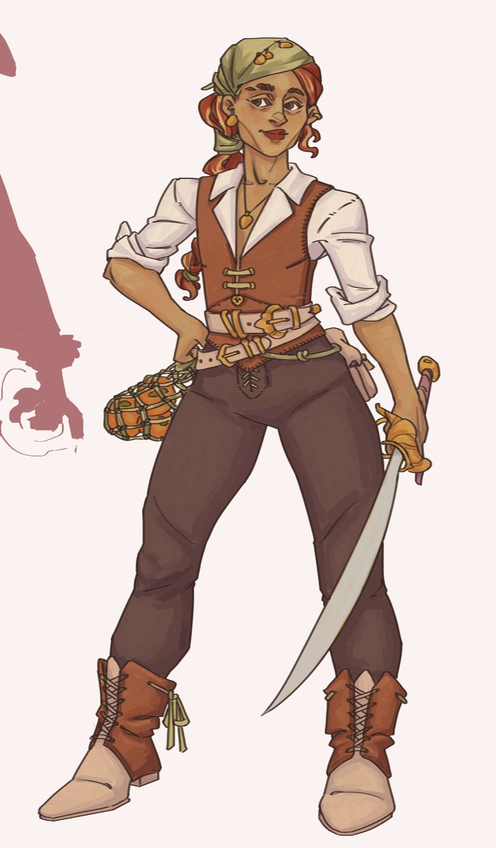 nybor_g's tweet photo. Wip from today's stream 😊

#characterart #originalcharacter #pirate https://t.co/ztyGzRGnAH