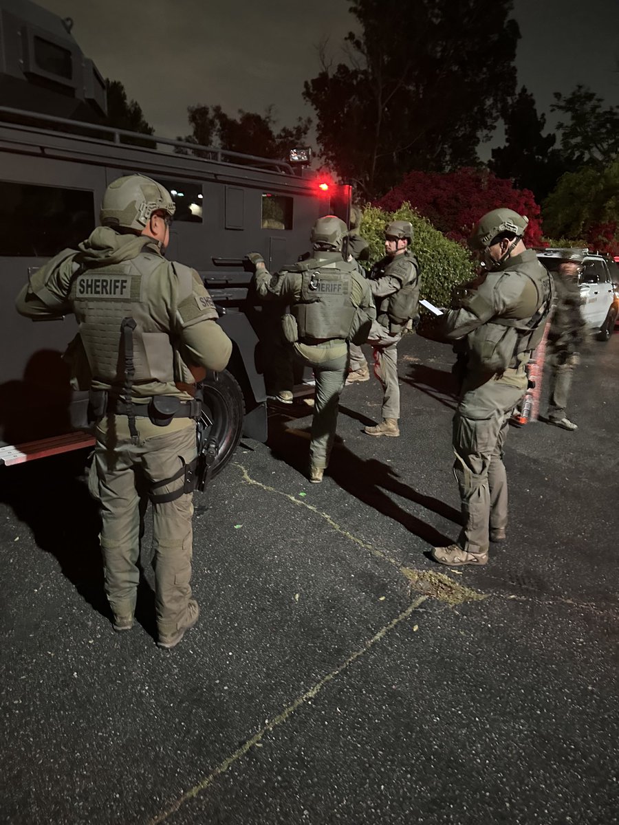 SEB on Twitter "LASD SEB SWAT operation for an armed suspect in
